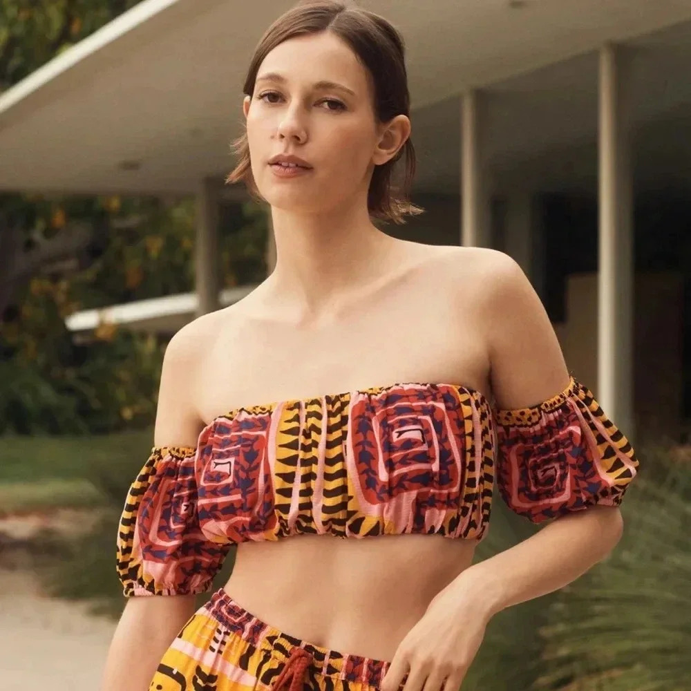 Anthropologie JOAO Incerti Cecy Crop Top.